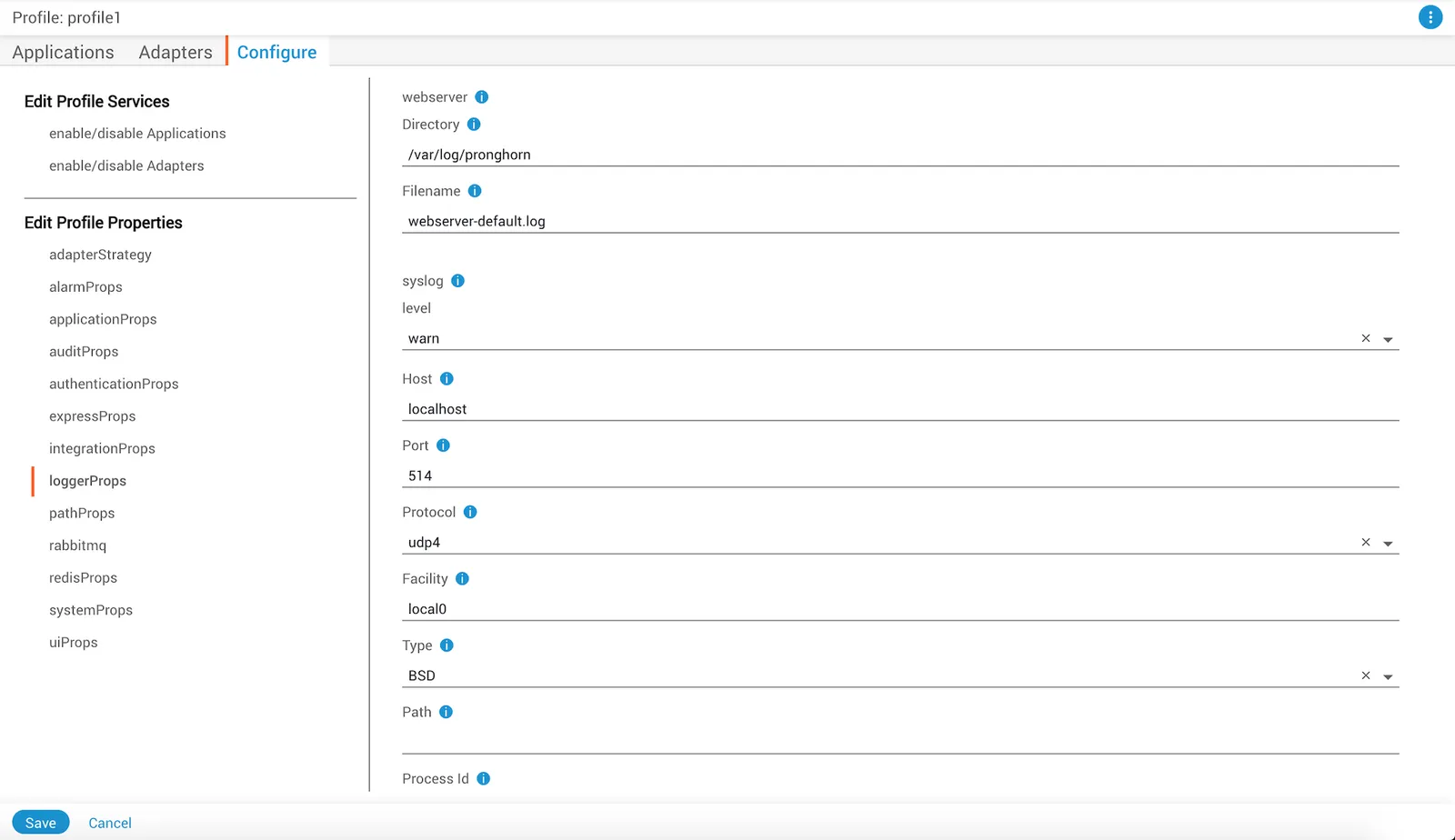 Profile Properties